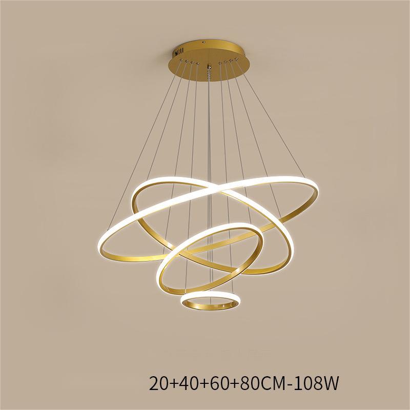 Living Room Chandelier Dining Room Lamp Intelligent Simple Household Chandelier - My Store