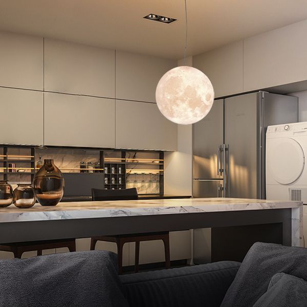 Chandelier bedroom lamp personality single head 3D restaurant hanging lamps - My Store