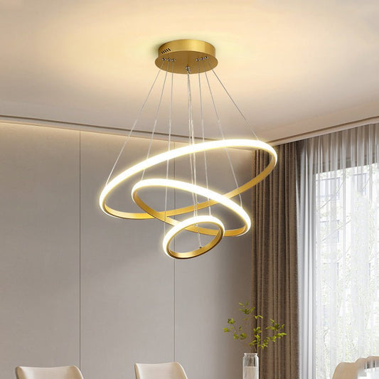 Living Room Chandelier Dining Room Lamp Intelligent Simple Household Chandelier - My Store